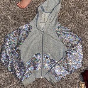 justice a bling jacket size 10